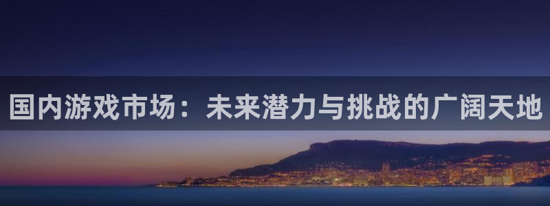 杜邦娱乐网页版地址：国内游戏市场：未来潜力与挑战的广阔天地